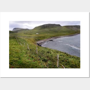 A coastal bay north of Kilmuir, Isle of Skye Posters and Art